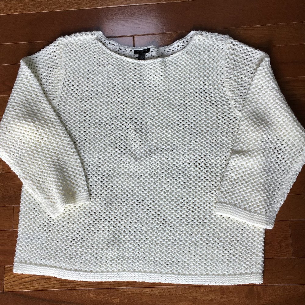 NWOT Ann Taylor Factory Ribbon Yarn Sweater- XL